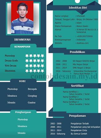 Contoh Daftar Riwayat Hidup Yg Baik Dan Benar
