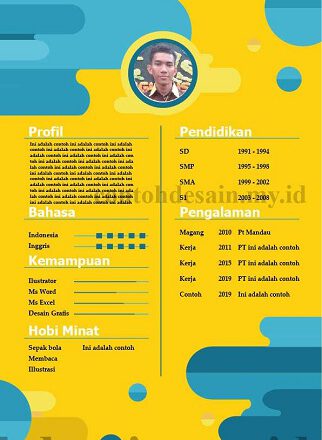 cv keren