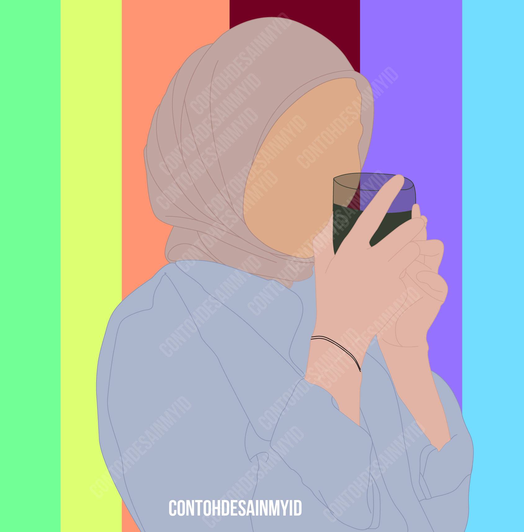 Gambar Kartun Tanpa Wajah