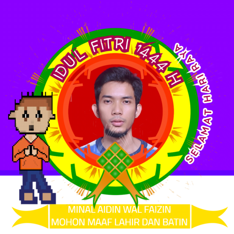 Twibbon Idul Fitri Aesthetic