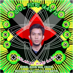 Twibbon Idul Fitri Estetik