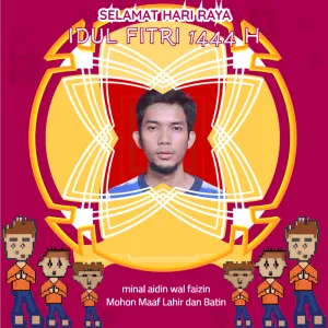 twibbon idul fitri anak